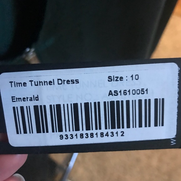 🆕 NWT ASILIO 💚 Longsleeve Silk Mini Dress - Picture 8 of 8